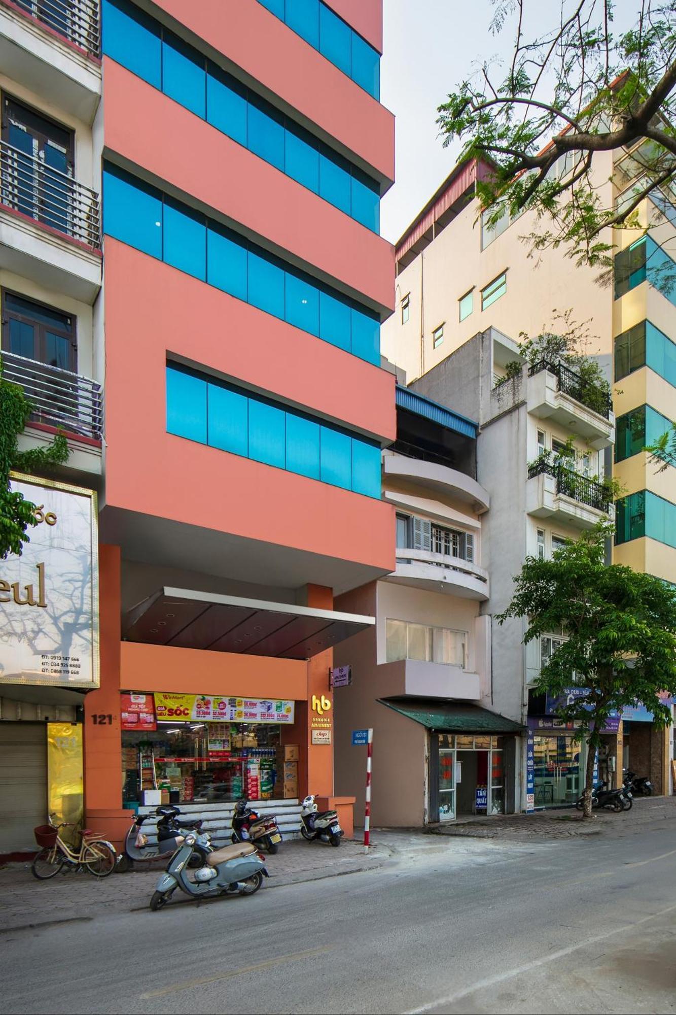 Hb Serviced Apartment - 121B Quan Hoa ハノイ市 エクステリア 写真