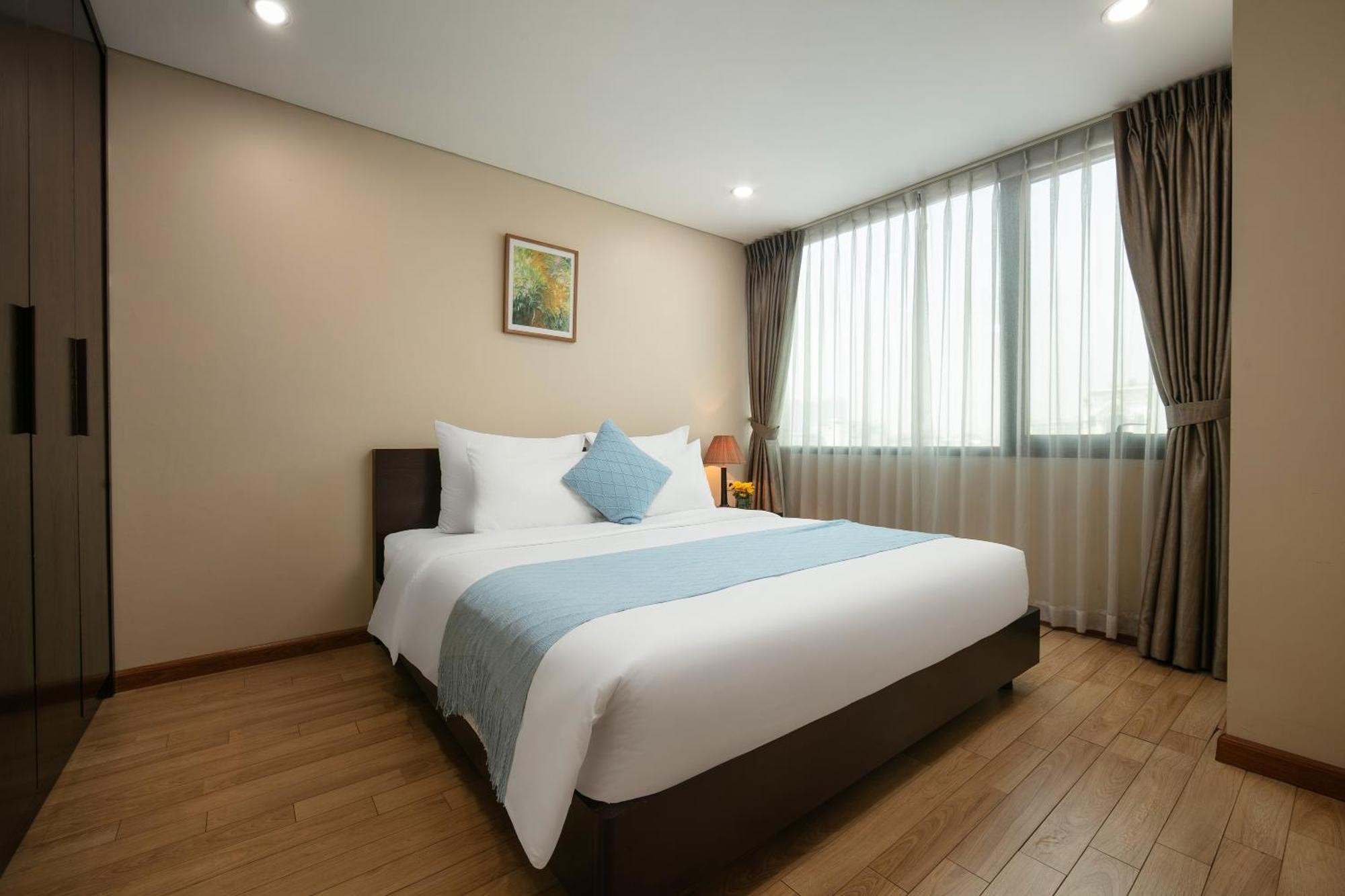 Hb Serviced Apartment - 121B Quan Hoa ハノイ市 エクステリア 写真