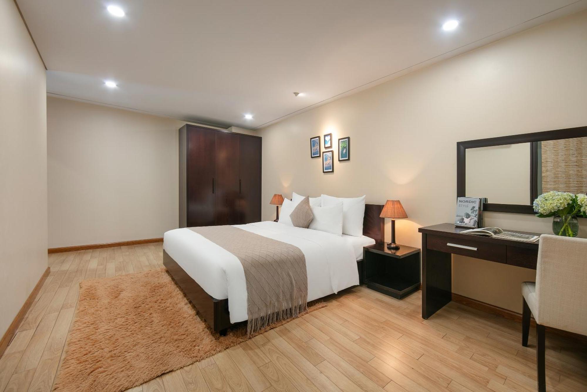 Hb Serviced Apartment - 121B Quan Hoa ハノイ市 エクステリア 写真